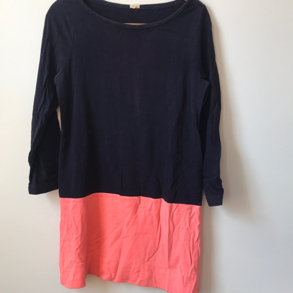 J. Crew Long Sleeve Colorblock Dress Size Zips